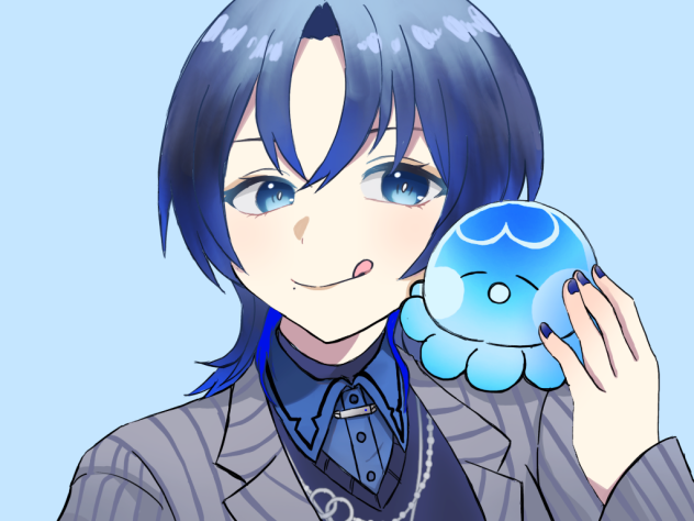 推しの火威青くんを描きました！