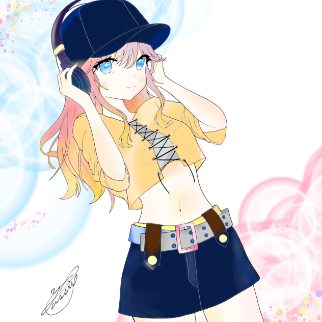 ユッシーちゃんのめちゃすご線画