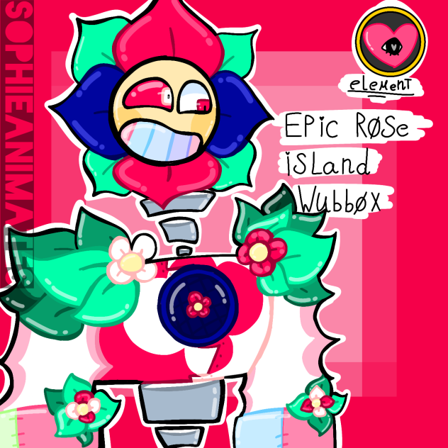 Epic Rose Island Wubbox 🌸