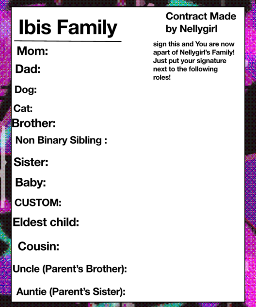 MY IBIS FAMILY!