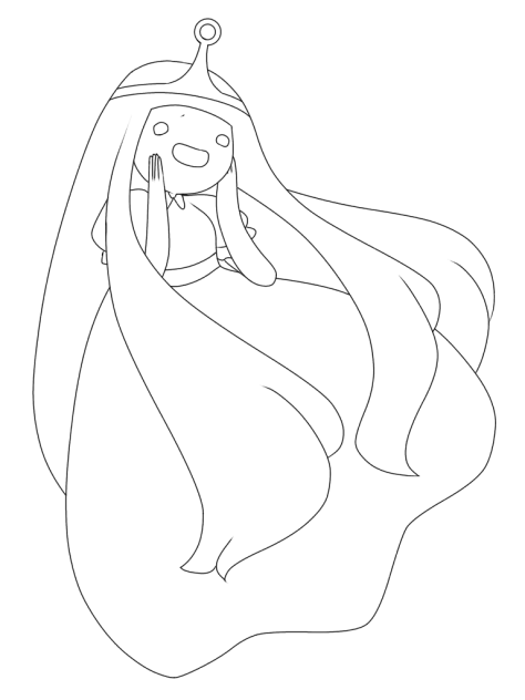 ガムでできたお姫様。