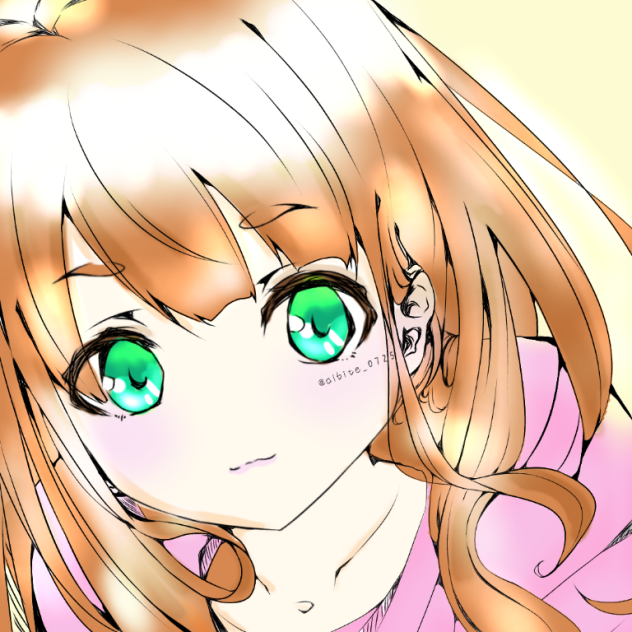 アルバイト様の線画を塗らせていただきました！