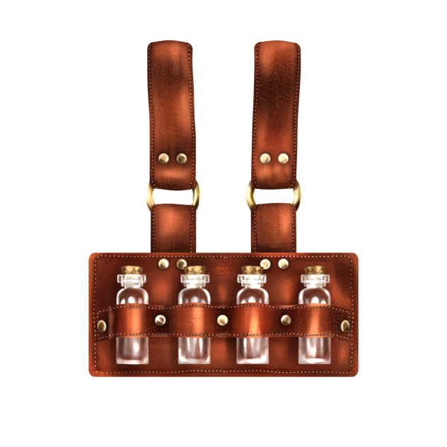 Leather belt hanger ibisPaint