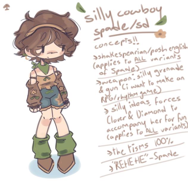 spade but cowboy! (concept)