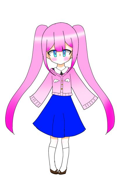 書き直した立ち絵