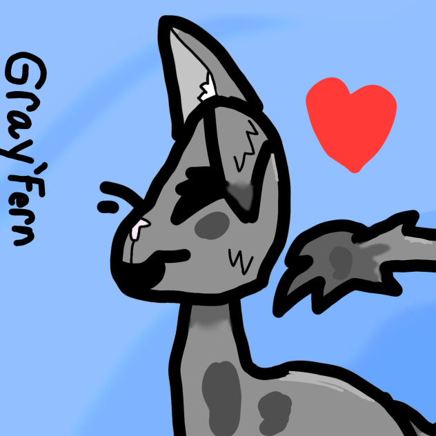 Gray'Fern (one of my warrior cats oc)