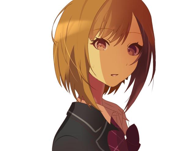 痛いほどの夕暮れの中