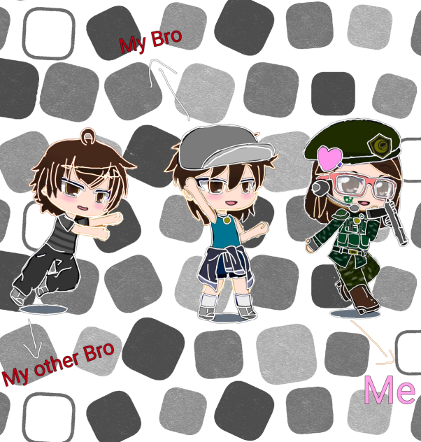 Me and my brothers  私と私の兄弟