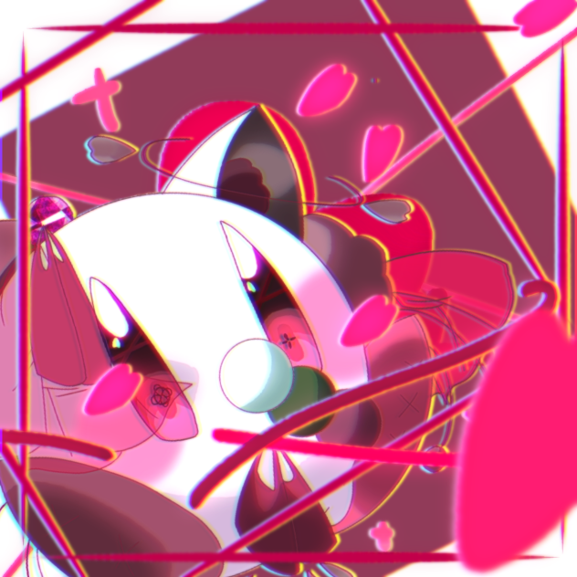 花が舞う