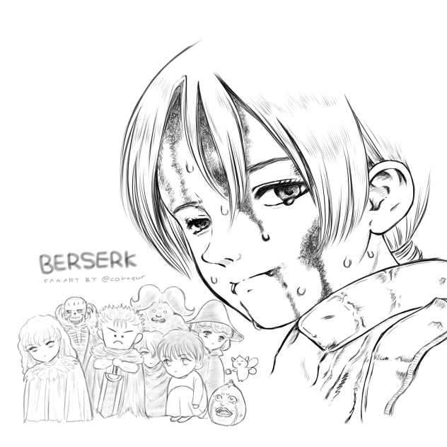 ベルセルクファンアート。