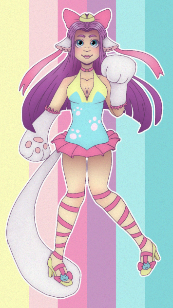 pinky adoptable pastel