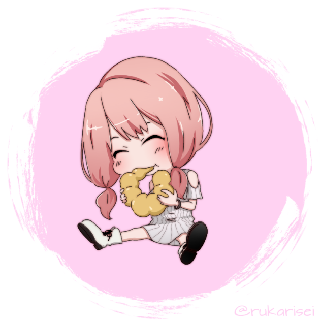 ひまり（フリーアイコン）バンドリ