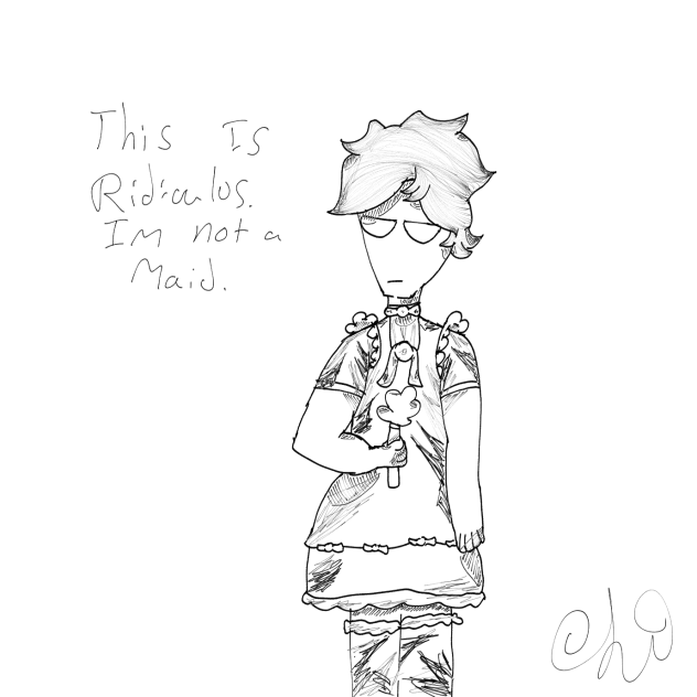 Why am in maid dress