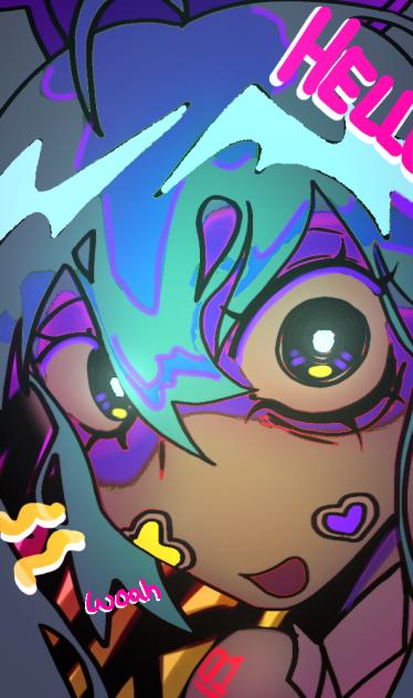 Miku but she like eatedbatery acid I thi