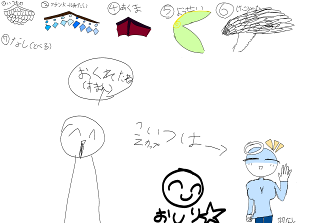 羽とおまけ