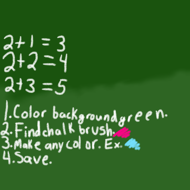 Chalkboard background. (3) ibisPaint