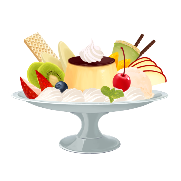 プリンアラモード