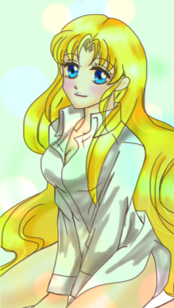 月野うさぎ 髪おろしてみました。