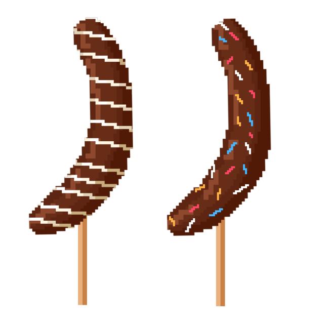 Choco banana (pixel)