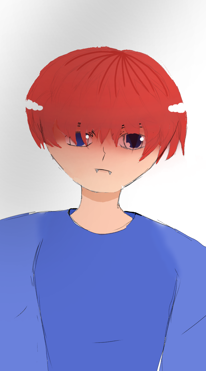 sad boy anime - ibisPaint