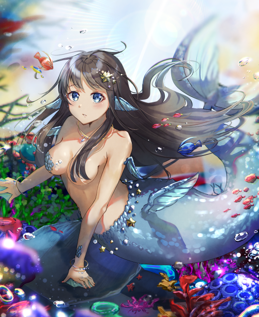 単発人魚娘