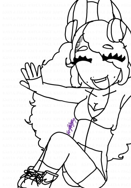 lili bday art wip