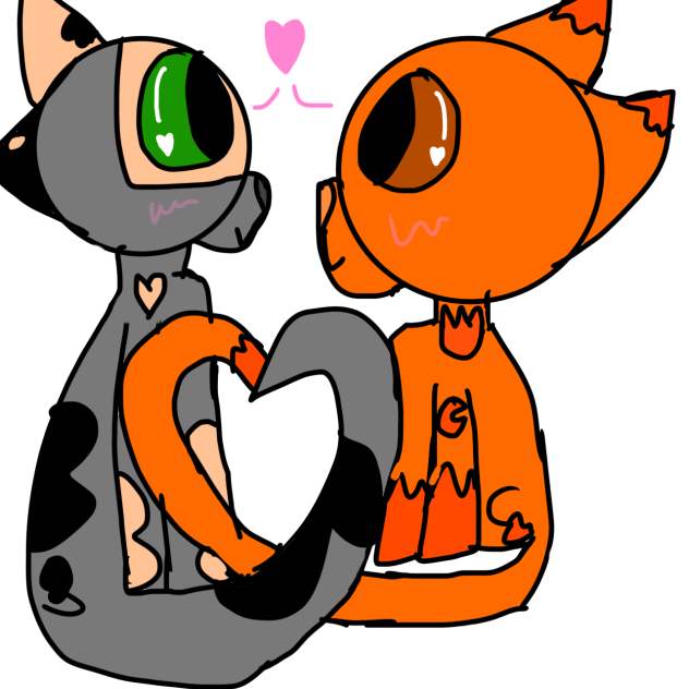 Swiftheart x Flamemoon ship! 💞