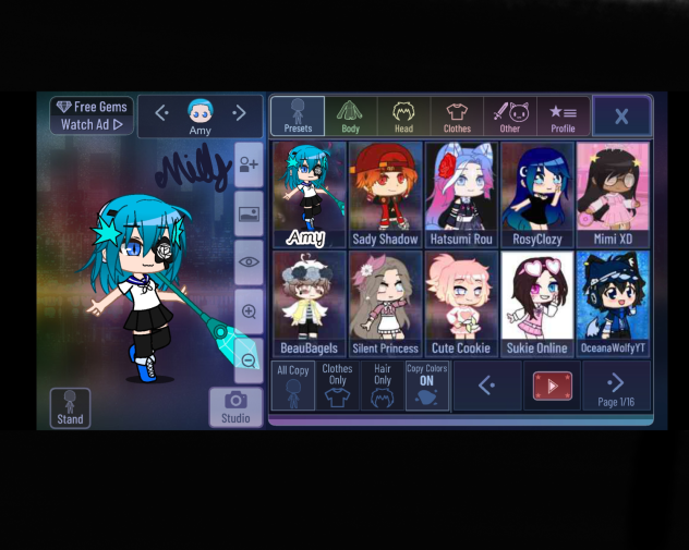 How to get in gacha club preset
