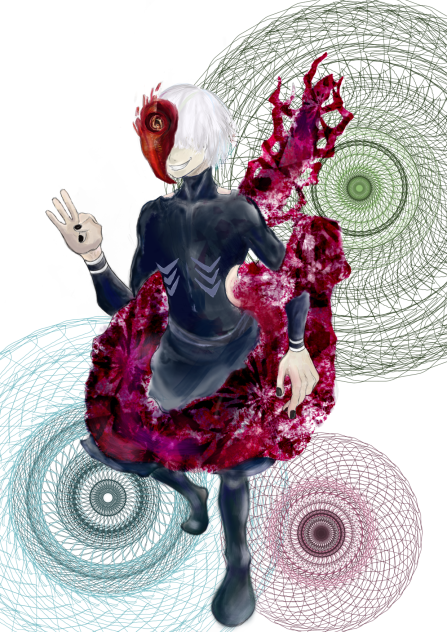 ムカデカネキ Ibispaint