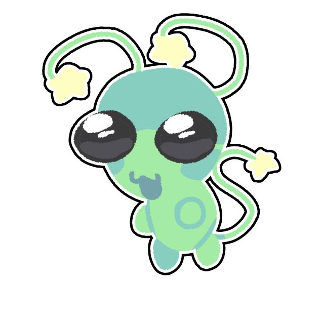 Alien sticker