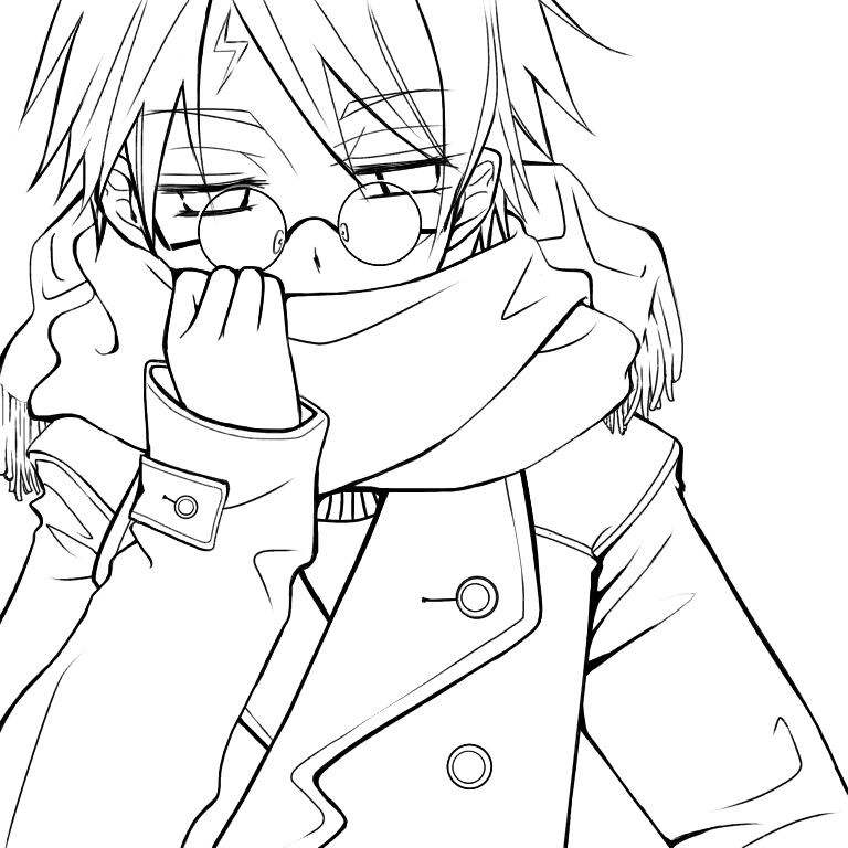 ハリーポッター線画 Ibispaint