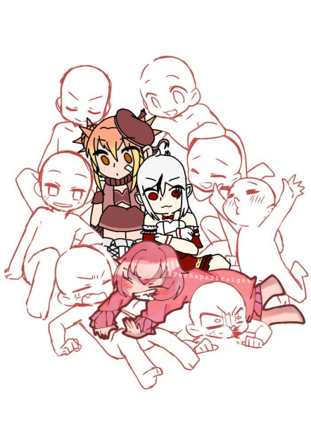 having fun with friends collab .☆ - ibisPaint