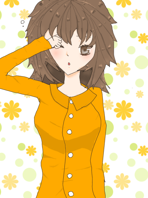 寝起きガール