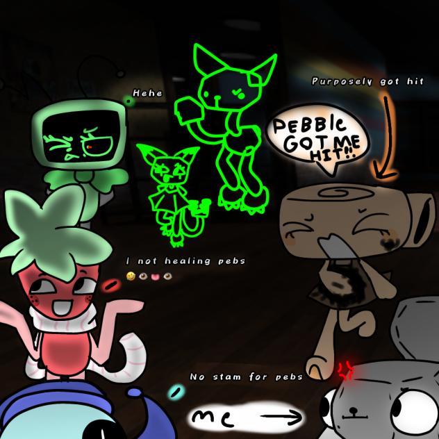 POV your in a toxic main run as pebs