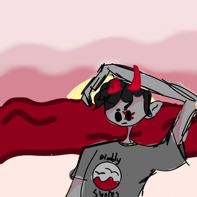 trying going to draw finger art. (fail)