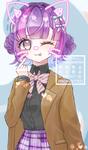 紫ガール