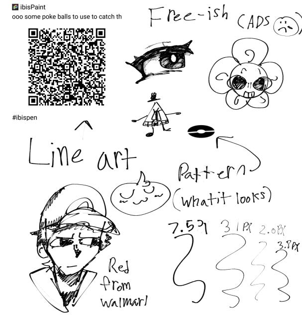 the brush I use for line art