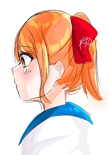 横顔