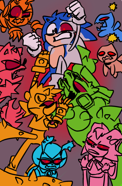 Metal virus (colored)