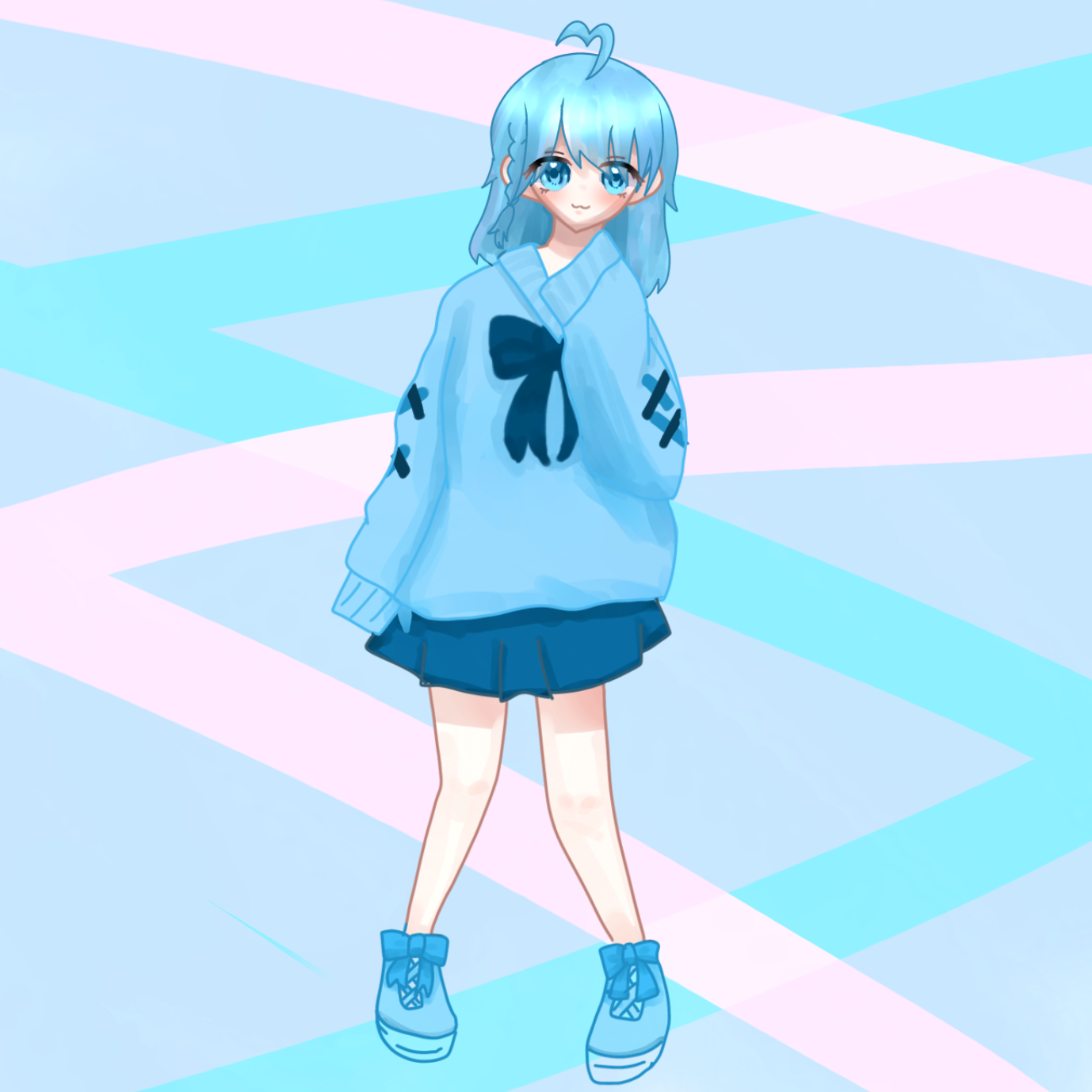 みずみずページ☆ みずいろちゃん - ibisPaint