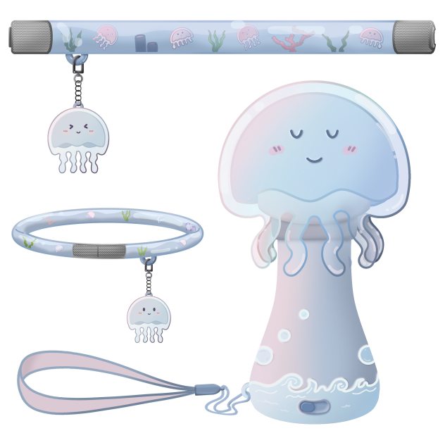 Jellyfish Light Stick & Light Bangle Set