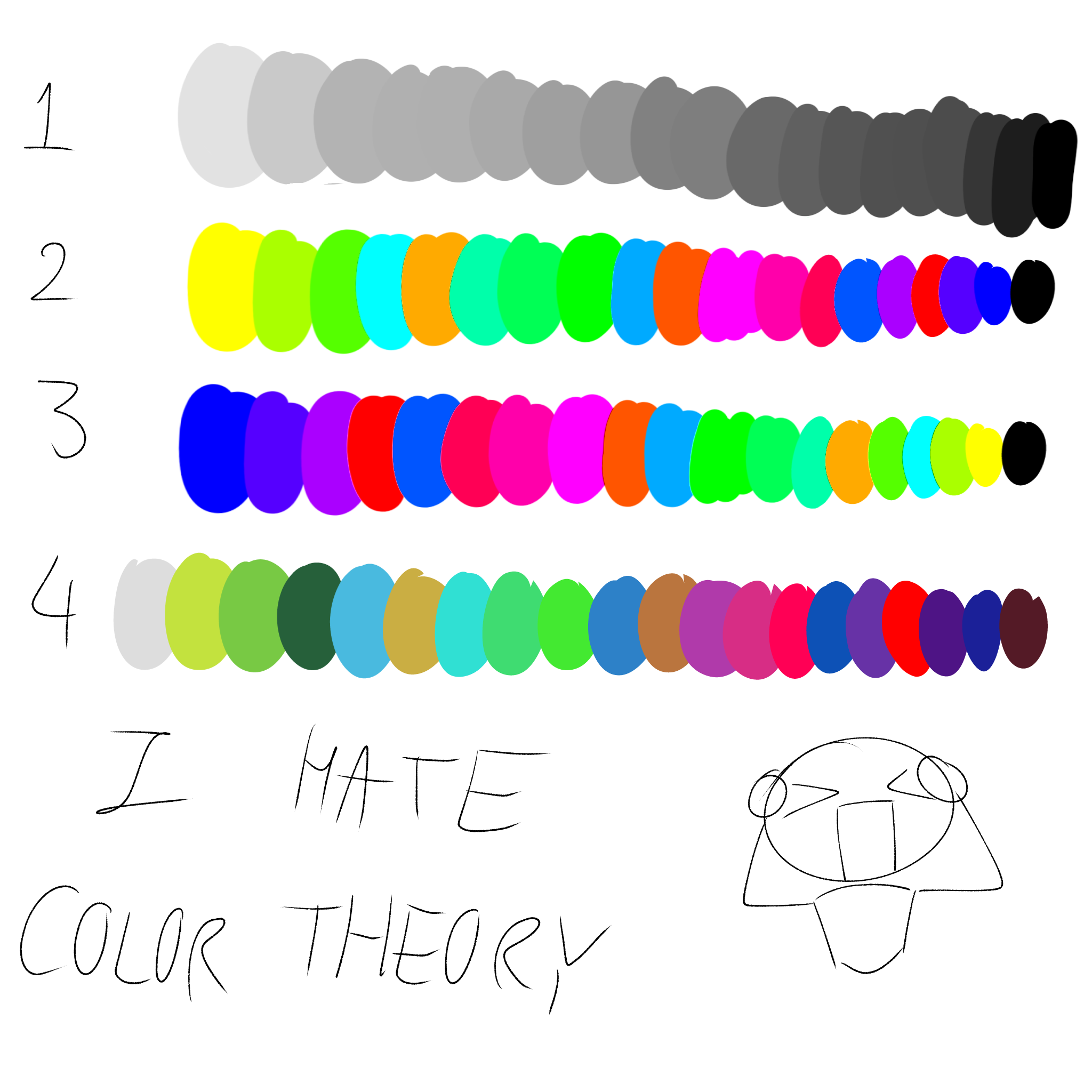 Color theory pallette for y'all - ibisPaint