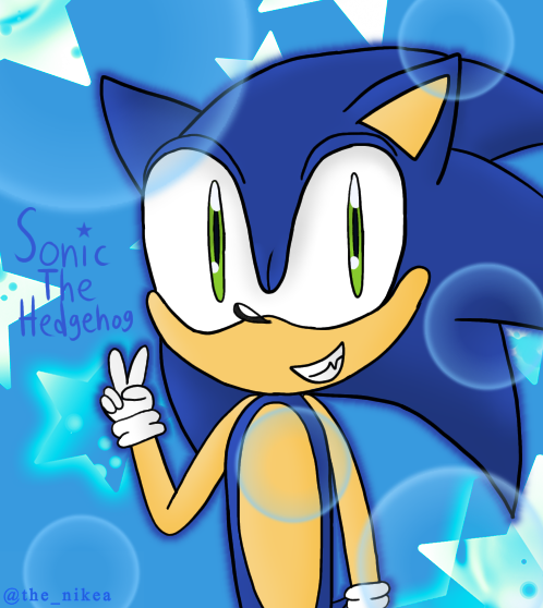 Sonic The Hedgehog (Speedy Blue)