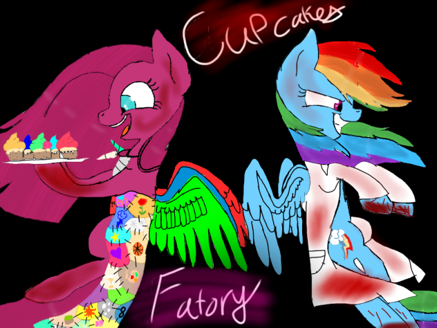 Rainbow cupcakes - ibisPaint