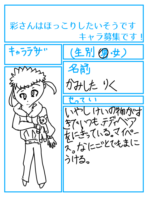 描きました‼︎