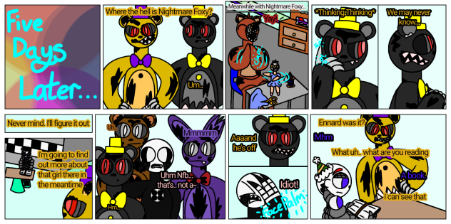 N-o (aftermath)p2. FNaF fan made comic