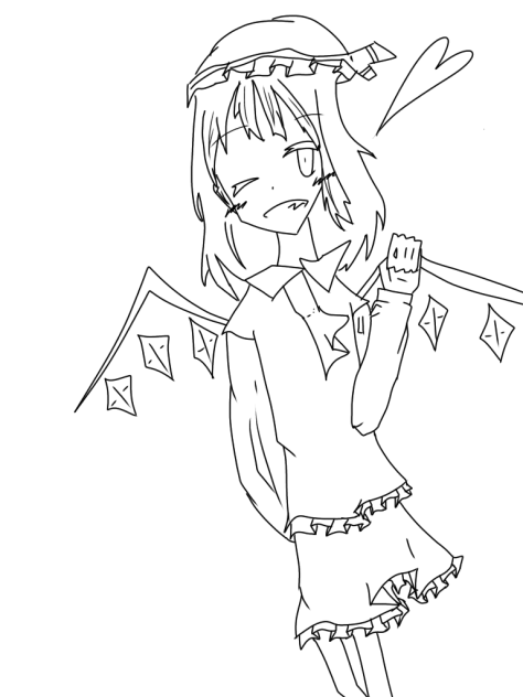 線画ちゃんだよ