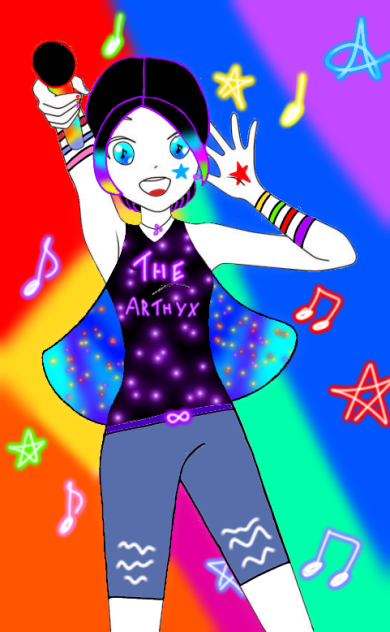 129, Singer The pop star - ibisPaint