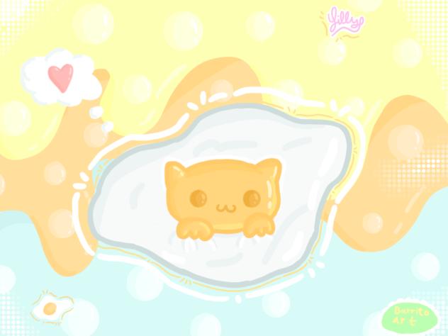 kitty cat egg