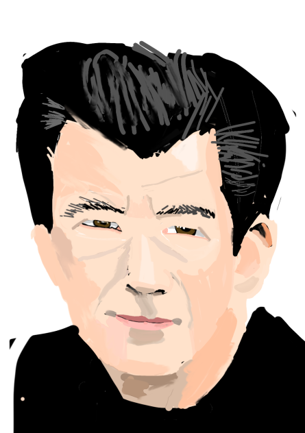 Drawing Rick Astley - ibisPaint